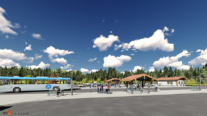LINK Transit Leavenworth Park and Ride 2