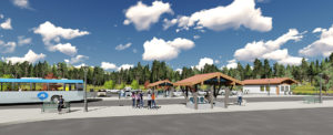 LINK Transit Leavenworth Park and Ride 3